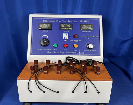 6 محطات IEC 60884-1 الشكل 44 دبابيس التوصيل جهاز اختبار ارتفاع درجة الحرارة
