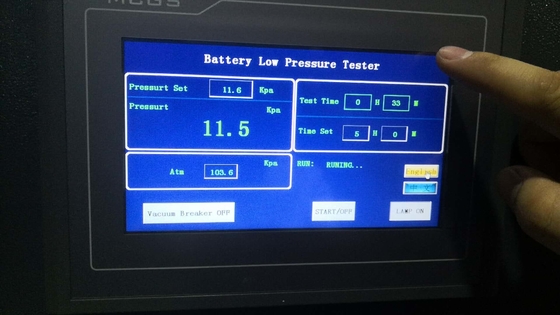 IEC62133 البند 7.3.7 غرفة الضغط المنخفض لبطارية الليثيوم لمحاكاة اختبار الارتفاعات العالية
