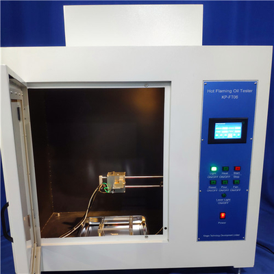 جهاز اختبار الزيت المشتعل الساخن ، غرفة اختبار القابلية للاشتعال بالزيت الساخن ، IEC 60950 ، الملحق أ