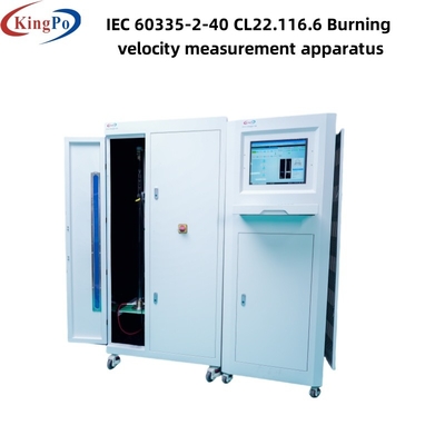 IEC 60335-2-40 CL22.116.6 جهاز قياس سرعة الحرق بتصميم سهل الاستخدام